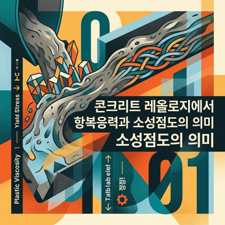 ai thumbnail poster 콘크리트 레올로지에서 항복응력과 소성점도의 의미 1788266320
