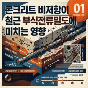 ai thumbnail poster 콘크리트 비저항이 철근 부식전류밀도에 미치는 영향 1788781101