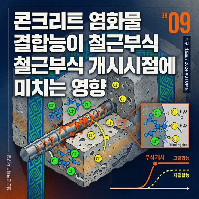 ai thumbnail poster 콘크리트 염화물 결합능이 철근부식 개시시점에 미치는 영향 1788780465