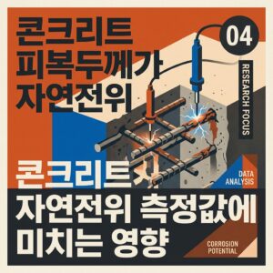 ai thumbnail poster 콘크리트 피복두께가 자연전위 측정값에 미치는 영향 1789386885