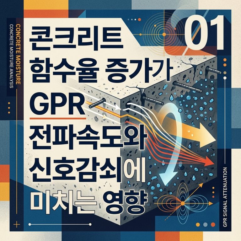 ai thumbnail poster 콘크리트 함수율 증가가 GPR 전파속도와 신호감쇠에 미치는 영향 1789386314