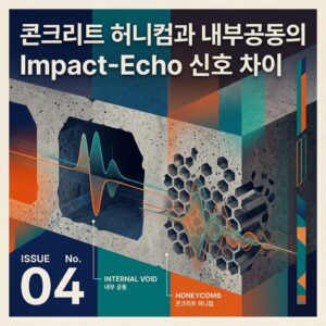 ai thumbnail poster 콘크리트 허니컴과 내부공동의 Impact Echo 신호 차이 1788922587