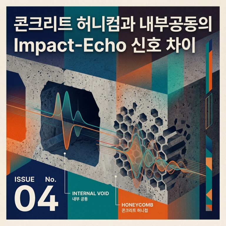 ai thumbnail poster 콘크리트 허니컴과 내부공동의 Impact Echo 신호 차이 1788922587