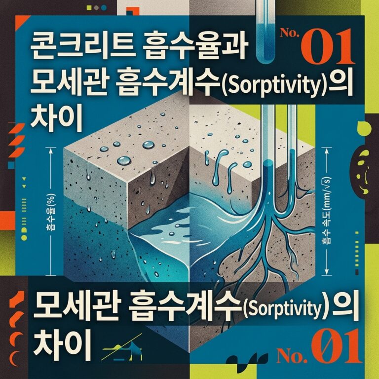 ai thumbnail poster 콘크리트 흡수율과 모세관 흡수계수Sorptivity의 차이 1788780109