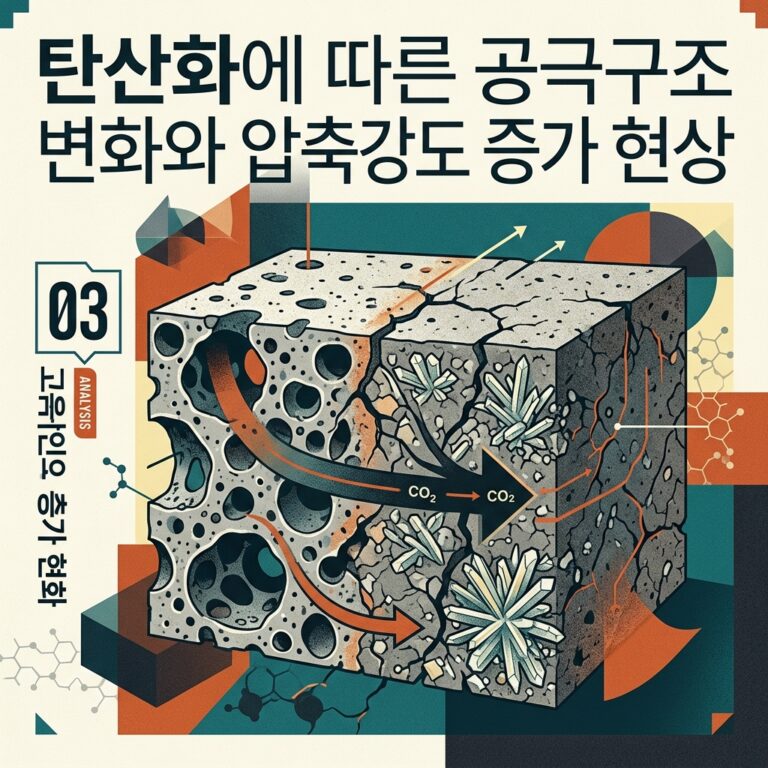 ai thumbnail poster 탄산화에 따른 공극구조 변화와 압축강도 증가 현상 1788780659