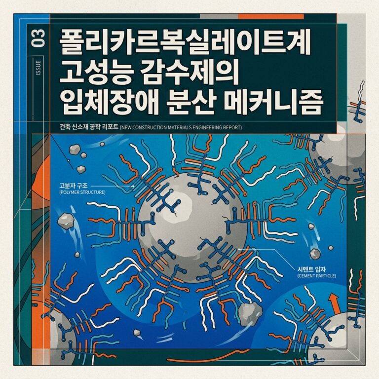 ai thumbnail poster 폴리카르복실레이트계 고성능 감수제의 입체장애 분산 메커니즘 1788266090