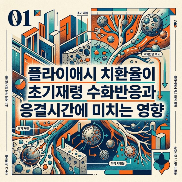 ai thumbnail poster 플라이애시 치환율이 초기재령 수화반응과 응결시간에 미치는 영향 1788265609