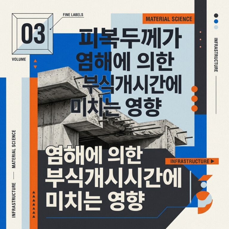 ai thumbnail poster 피복두께가 염해에 의한 부식개시시간에 미치는 영향 1788781291