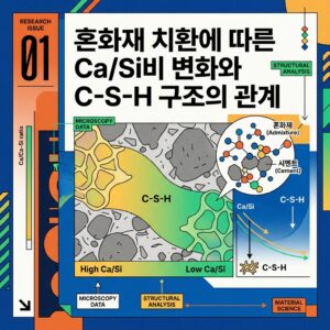 ai thumbnail poster 혼화재 치환에 따른 CaSi비 변화와 C S H 구조의 관계 1788265989