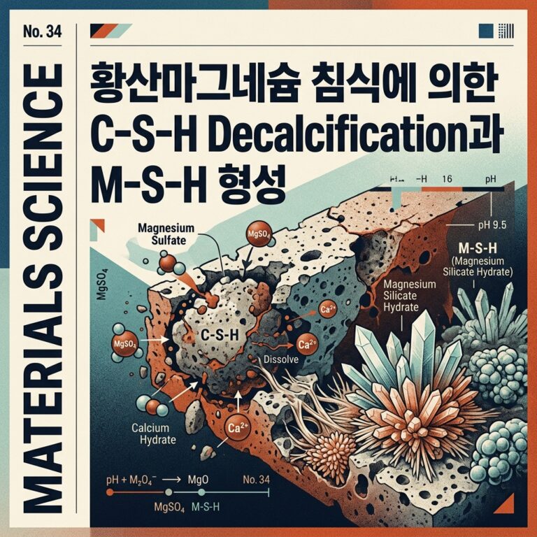 ai thumbnail poster 황산마그네슘 침식에 의한 C S H Decalcification과 M S H 형성 1789473771